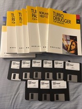 Borland Turbo Pascal for Windows 1.5 Set of 9 Disks with 7 Books - Free Shipping