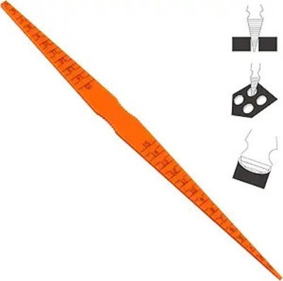 Car Door Panel Gap Alignment Gauge Tool, Plastic Taper Feeler for Auto Vehicle -