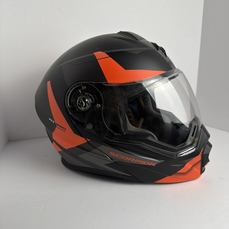 CASCO MOTO SCORPION EXO AT950 HOMBRE XXL NEGRO NARANJA Foto 3 de 4