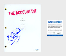 Gavin O'Connor ‘The Accountant' Movie Director Signed Full Script ACOA