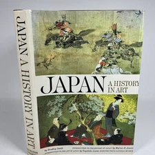 Japan A History In Art 1964 First Printing Edition Woven Hardcover Bradley Smith