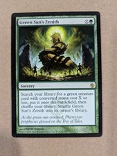 Mirrodin Besieged - MTG - Green Sun's Zenith - LP