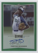 2016 Leaf Metal Draft Green Prismatic 1/5 Triston McKenzie #BA-TMI Auto a2v