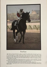 Ruffian Print From 1975 Thoroughbred Record Vintage Photo By William Stravitz