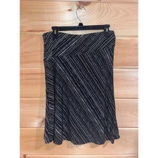 Patterned Midi Skirt