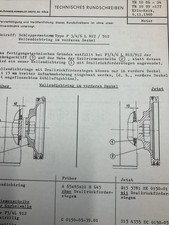 Techn. Rundschreiben, KHD Deutz Schlepper Motor, Wellendichtring, von 1969