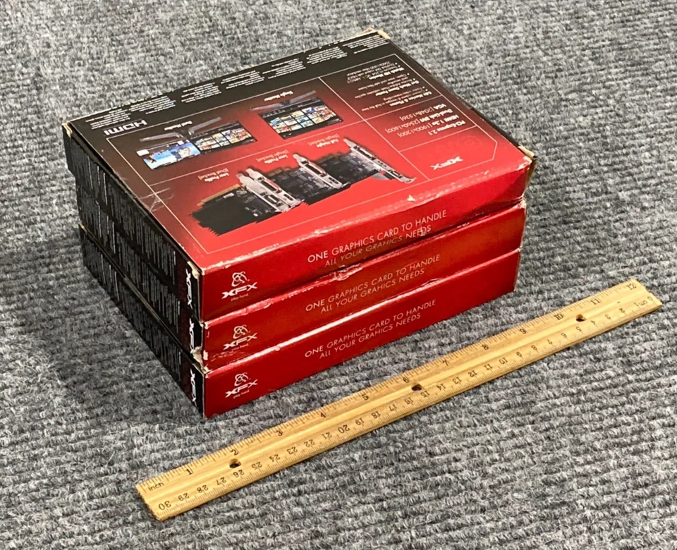 Lot of 3 XFX ON-XFX1-PL One DDR1  1G Graphics Card ON-XFX1-PLS2 - NIB, Sealed - Image 2 of 3