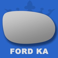 Ford Ka wing door mirror glass 2008-2016 Right Driver side Spherical