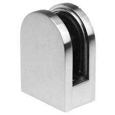 Round Glass Clamp/Bracket 60mm for 8mm/10mm Glass, Chrome, Black, Nickel & Brass