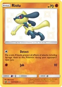 Riolu SV21 Holo Rare (NM) Hidden Fates Pokemon Cards
