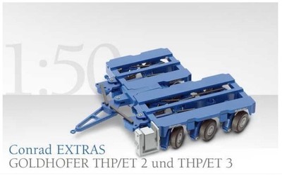 Conrad Goldhofer Semi-trailer and parallel combination THP/ET 2 & THP/ET 3 1/50