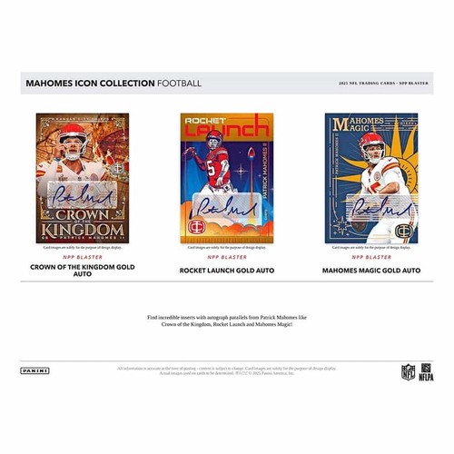 2025 Panini Authentically Mahomes Icon Collection Blaster Box Sealed ...