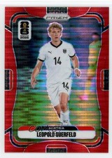 2026 Panini Prizm FIFA World Cup Preferred Red /75 Leopold Querfeld #148 1wp4