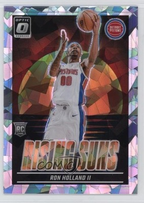 2024-25 Panini Donruss Optic Cracked Ice Prizm 1/25 Ron Holland II Rookie RC pe8
