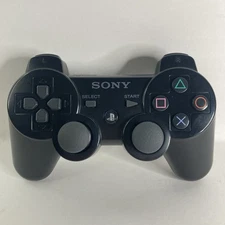 Sony Playstation 3 PS3 DualShock 3 Wireless Controller OEM Tested - Black