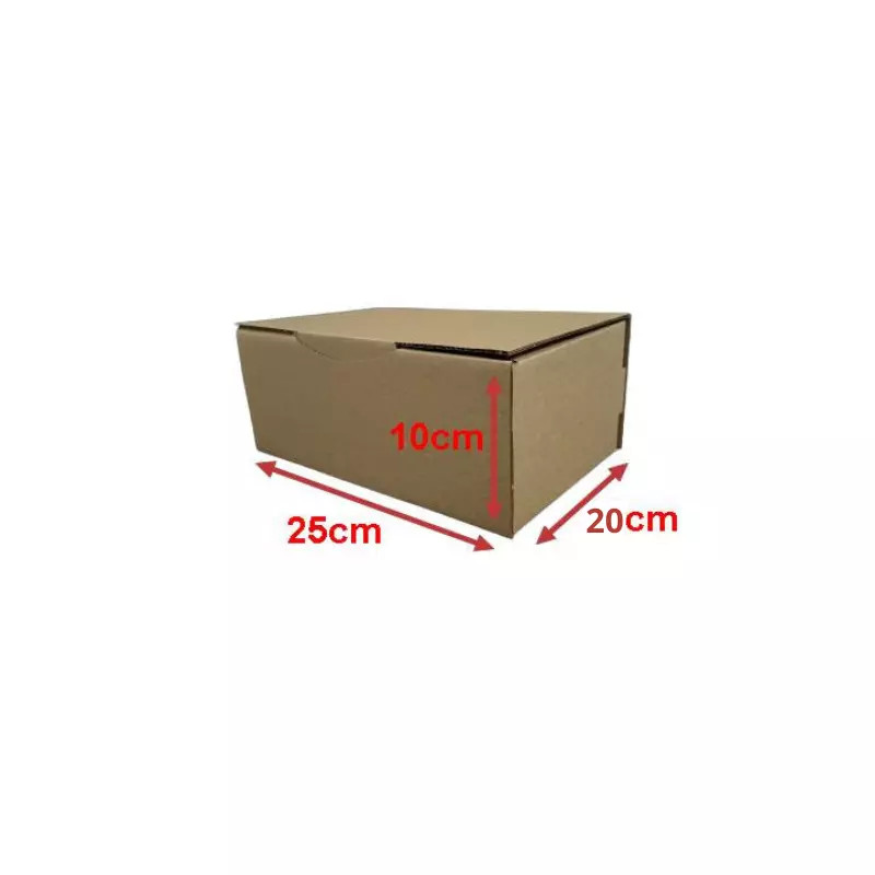 Boites postales cartons 25x20x10 cm lot de 50 pour colis normaux