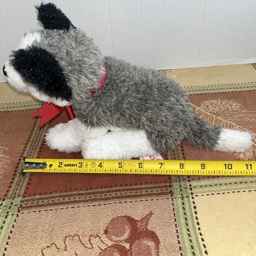 Demdaco Christmas Wish Husky Welpe Hund Plüschtier 9 Zoll Stofftier - Bild 4 von 5