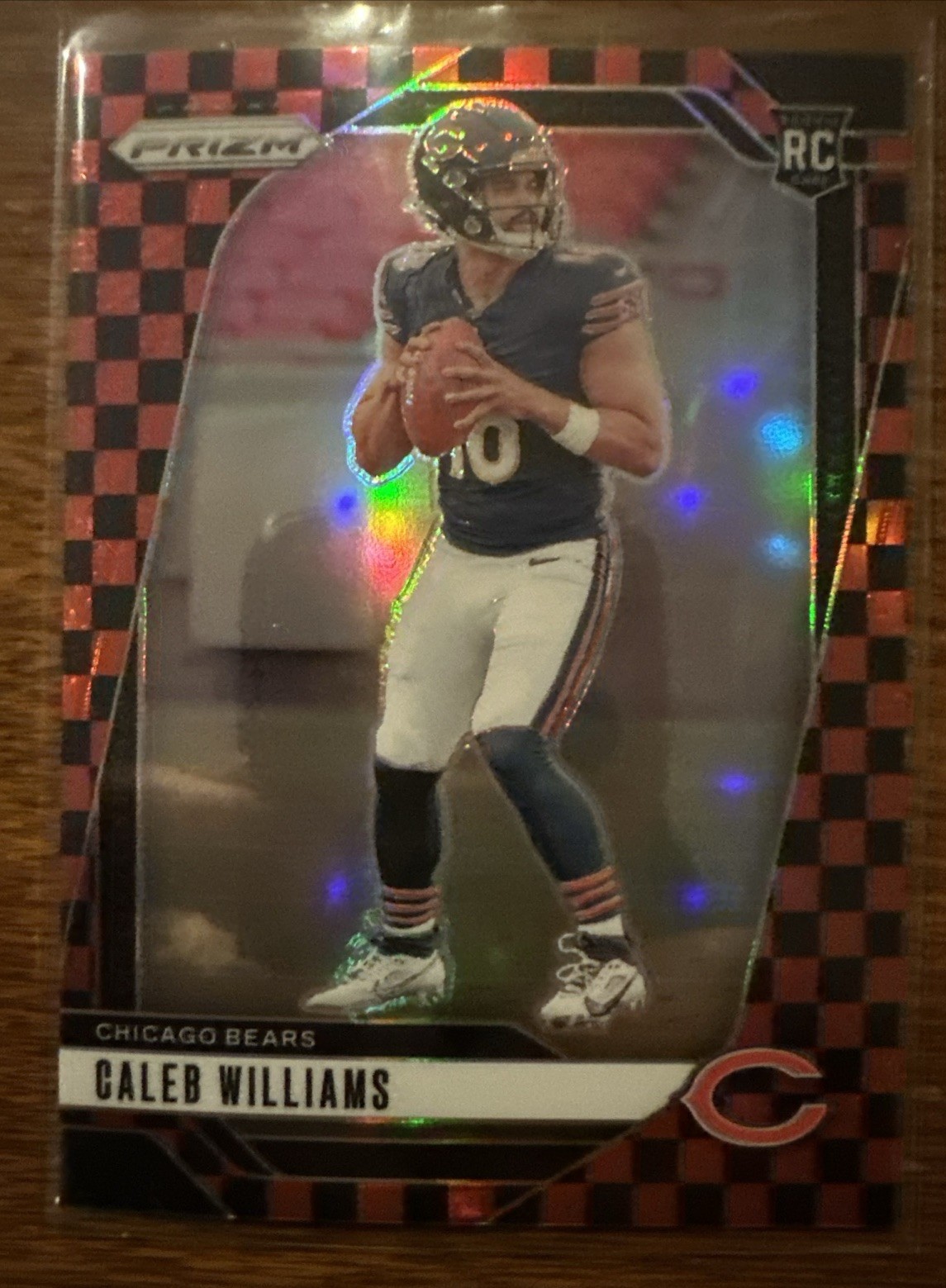 2024 Panini Prizm - Rookies Caleb Williams #301 Black & Red Checker Prizm (RC)