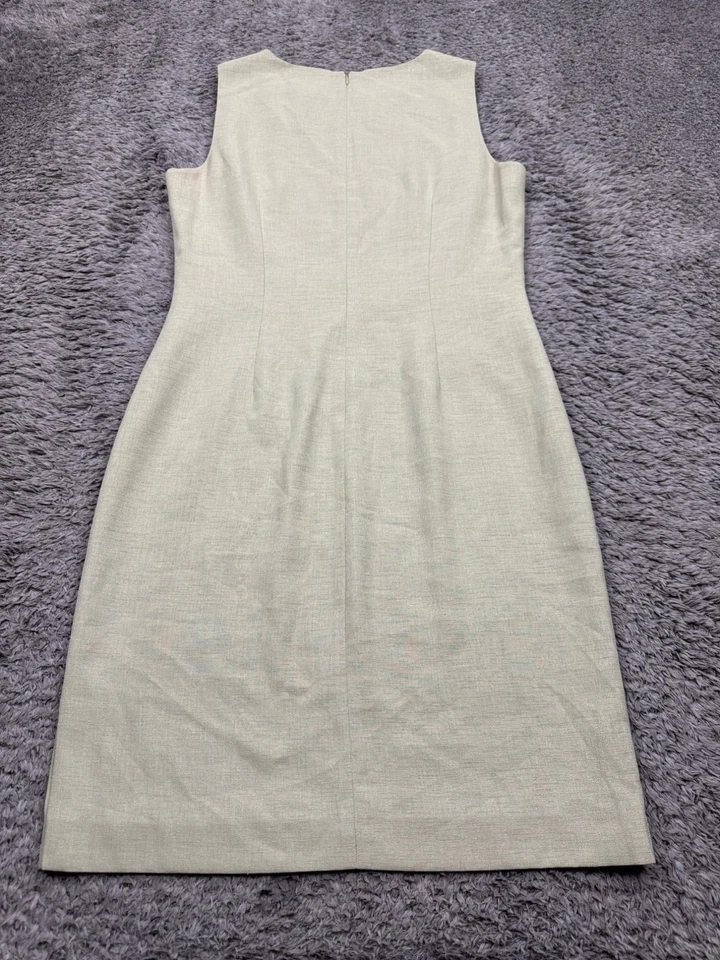 Vestido Kasper Mujer 12 Verde Menta ASL Sin Mangas Vaina Cóctel Midi Foto 2 de 4