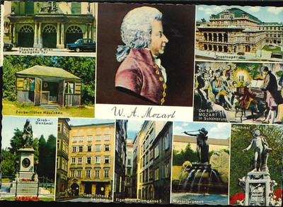 Austria - Österreich - Vienna - Wien - Gedenkstätten - Mozart - 1976