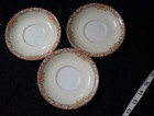 Noritake China Japan Harmony pattern 3906 set of 3 teacup saucers 5.5" plates — photo 5