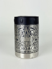 Enfriador de latas calendario azteca personalizado - Enfriador de latas grabado personalizado de 12 oz
