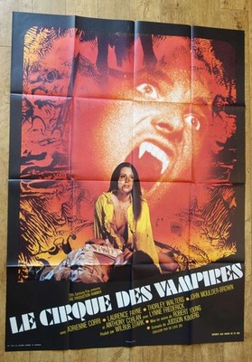 VAMPIRE CIRCUS horror hammer original LARGE french movie poster '73