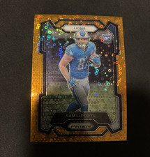 2023 Panini Prizm disco Sam LaPorta Detroit Lions Rookie Card #332. rookie card picture