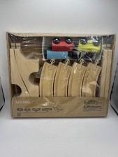 New IKEA LILLABO 20 pieces Wooden Train and Wooden Tracks
