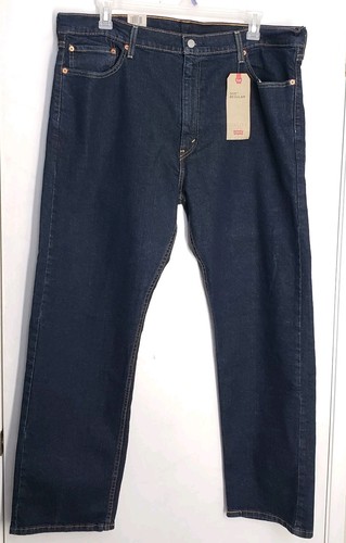 Levi's 505 Regular Men's Blue Straight Leg Jeans Size 40x30 NEW - Picture 1 of 6