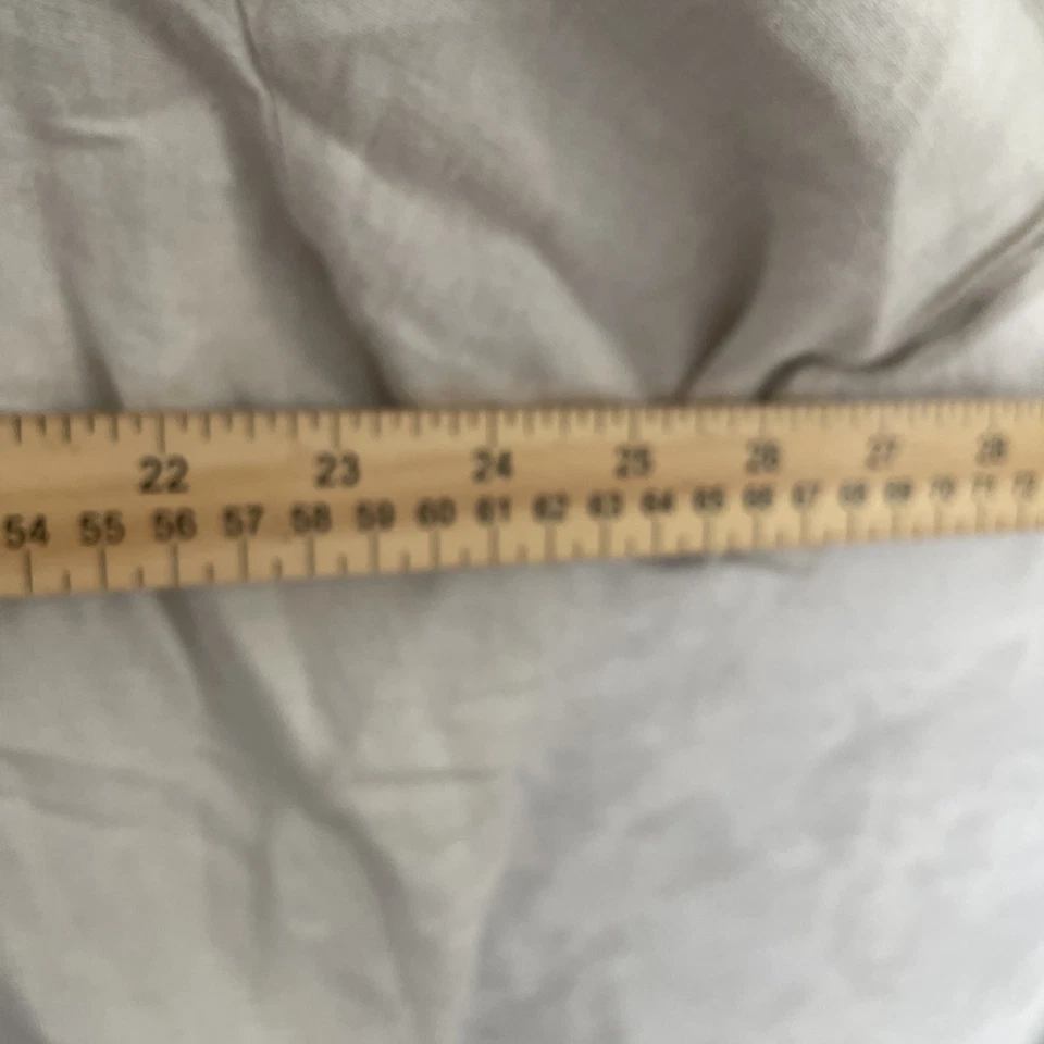 Cubavera Men Button Shirt Solid Beige 2XL Linen Blend Short Sleeve Collar Pocket - Image 4 of 4