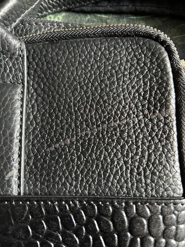 Osprey London Kellie Croc Grain Leather Laptop Bag - Picture 13 of 14