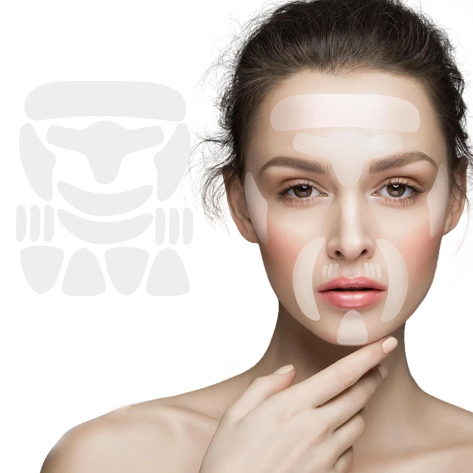 Anti Wrinkle Patches 16Pcs Silicone Face Pads for Forehead Eye Neck Smile Lines - Image 2 of 4