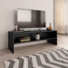 Image of VidaXL TV Cabinet Black 120x40x40 cm Engineered Wood