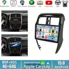 Car Radio Stereo Carplay GPS For 2015-2019 Nissan Versa Sedan Android15 4 64GB