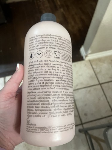 SEALED! Philosophy Amazing Grace Bath & Hydrating Shower Gel 32 fl.oz. NO PUMP - Picture 2 of 3