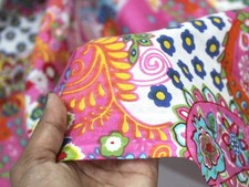 10 Yard Indian Screen Printed 100 Cotton Fabric NO TARRIF CHARGES 100 ZK 345