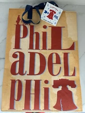 TRADER JOE'S Philadelphia Tote Reusable Bag Shopping New with Tags