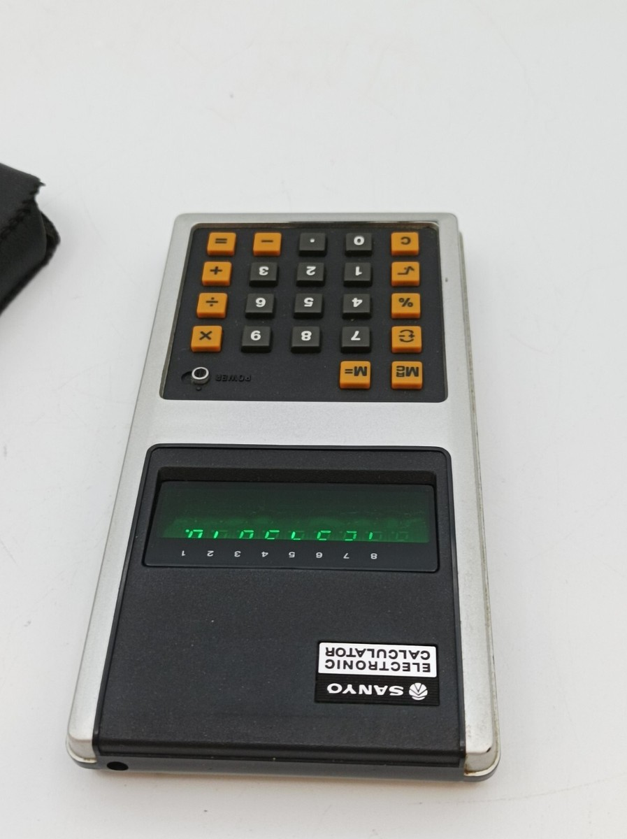 RARE ANCIEN PODOMÈTRE calculatrice électronique SANYO CX-7250H EUR 51,68 - FR