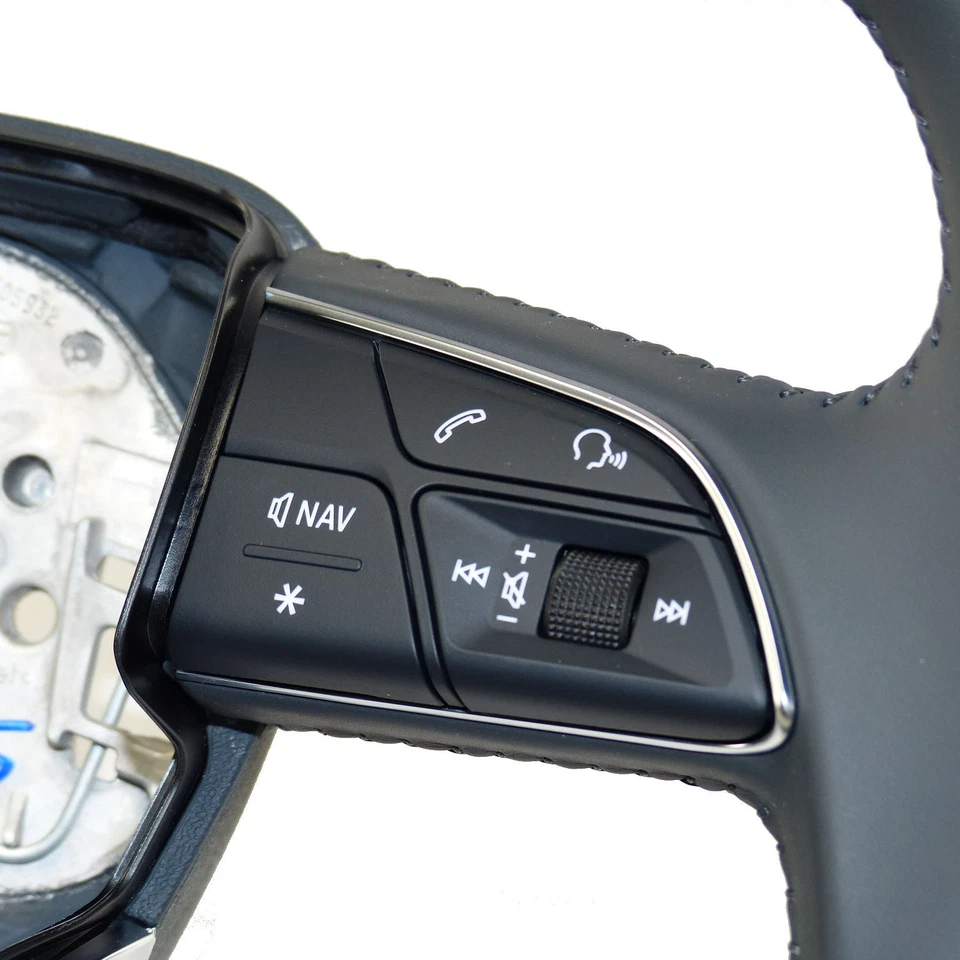 Multifunktionslenkrad Lenkrad Multifunktion Audi Q5 FY 10/2016- Leder grau - Bild 3 von 4