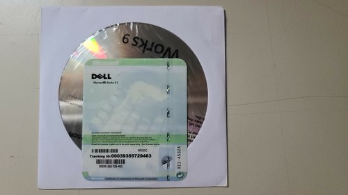 NEW SEALED Dell OEM Microsoft Works 9.0 English with Tracking ID 0R020C