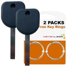 2 GM REPLACEMENT TRANSPONDER CHIP Chevy GMC KEY BLANK B119-PT, B121-PT