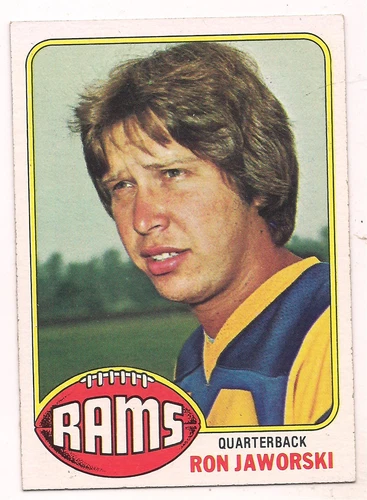 1976 Topps Rookie Ron Jaworski Los Angeles Rams #426