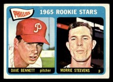 1965 Topps Phillies Rookie Stars High  Bennett/Steevens 521 VG-EX XX5040