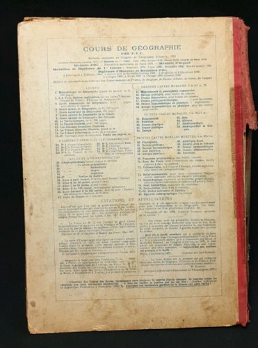 ATLAS DE GEOGRAPHIE PHYSIQUE ET POLITIQUE, par F.I.C. PROCURE GENERALE - Imagen 2 de 13