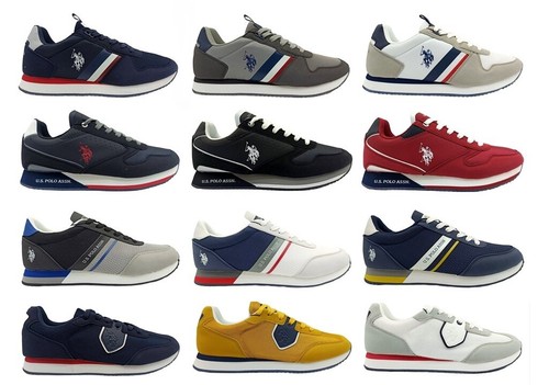 Zapatos De para Hombre US Polo Zapatillas Casual Suela Cómodo De Paseo de  Moda | eBay