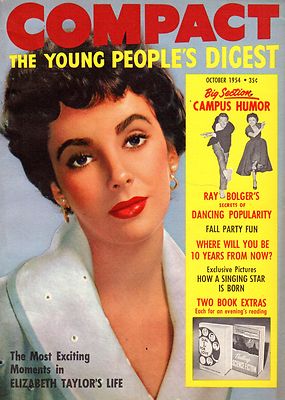 1954 OCTOBER Compact Magazine The Young People's Digest, Elizabeth ...