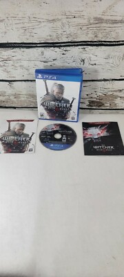 The Witcher 3: Wild Hunt Standard Edition Sony Playstation 4 PS4 CIB Complete