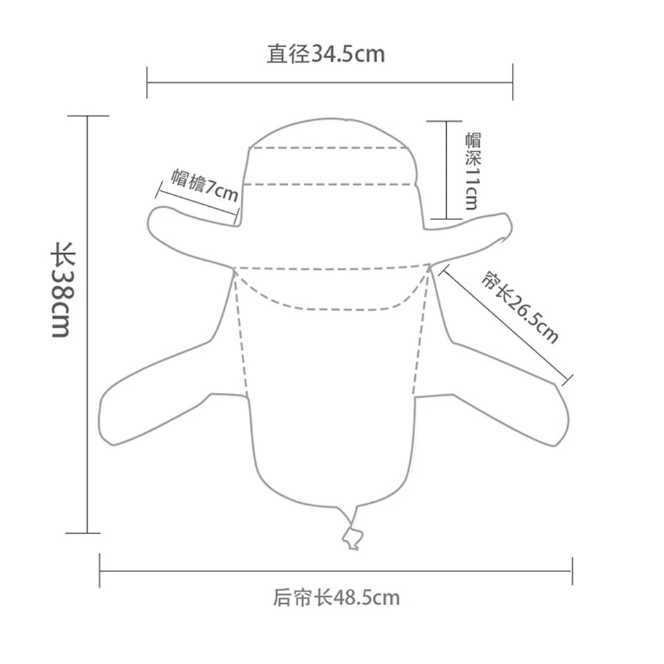 Hombres Sombrero de Protección Solar Impermeable Transpirable Ala Ancha Cubo Gorra de Pescador YG01 Foto 3 de 4