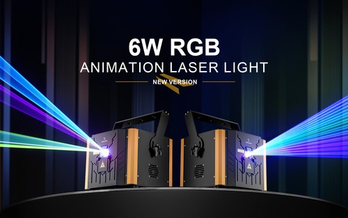 New version 6W RGB Full Color Light Project ILDA 3D Animation Laser Light - Picture 16 of 24